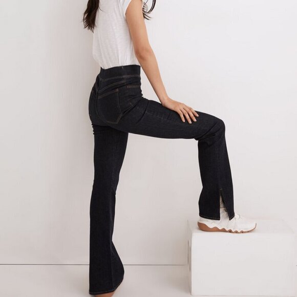 Madewell Pull-On Skinny Flare Jeans in Havenley Wash NG608 Size 25 - Picture 7 of 7